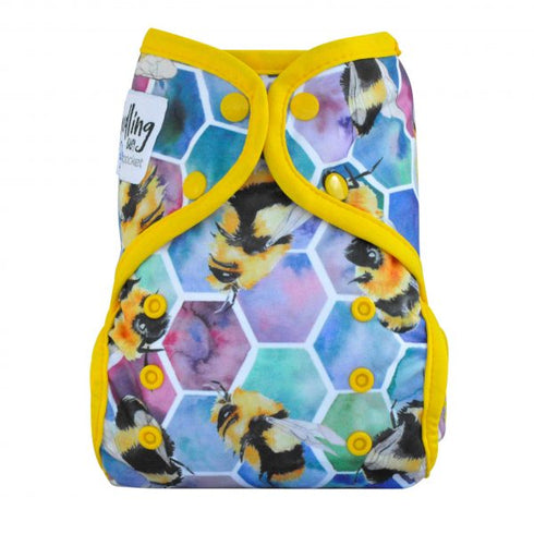 CUSTOMER MARKETPLACE | Seedling Baby Multi-fit Pocket Nappy | DELAMINATED COVER + SLACK ELASTICS